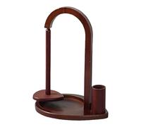 Yarn Spinner, Yarn Holder, Wooden Material Magnetic Compact Design Easy Setup Portable Design Stable Base Convenient, Stockage Rack for Knitting Crochet, 9,06 x 2,76 x 12,4 pouces