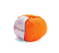 Yarnart Jeans - Fil de Coton pour Amigurumi, Crochet et Tricot - 55% Coton, 45% PAC (Poliacrylique) - Couleur (77)