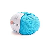 YarnArt Jeans Fil à tricoter pour amigurumi, fil de coton (Couleur 33)