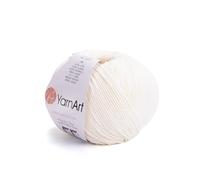 YarnArt Jeans Fil de coton turc pour crochet, tricot, Amigurumi, 55% coton 45% PAC (polyacrylique) (Couleur 3)
