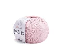 YarnArt Jeans Fil turc doux en coton mélangé pour amigurumi, crochet et tricot, 55 % coton, 45 % polyacrylique, parfait pour les projets faits main (Couleur 83)