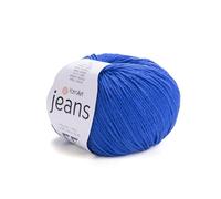 Yarn Art Jeans - Fil de Coton Amigurumi pour Crochet et Tricot - 55% Coton, 45% PAC (Poliacrylique) - Couleur (47) - Fil Turc