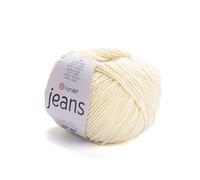 Yarn Art YarnArt Jeans Sport Pelote de fil à tricoter doux en coton amigurumi 55 % coton, 45 % acrylique, 50 g, 150 m