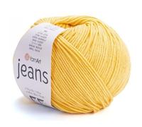 YarnArt Jeans Sport Pelote de fil à tricoter doux en coton amigurumi 55 % coton, 45 % acrylique, 50 g, 150 m