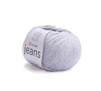 YarnArt Jeans Sport Pelote de fil à tricoter en coton doux 55 % coton, 45 % acrylique, 50 g, 150 m