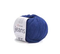 YarnArt Jeans Sport Pelote de fil à tricoter en coton doux 55 % coton, 45 % acrylique, 50 g, 150 m