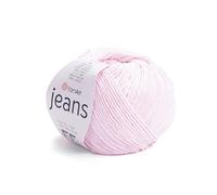 YarnArt Jeans Sport Pelote de fil en coton doux pour tricot et amigurumi - 55 % coton, 45 % acrylique - 50 g - 150 m