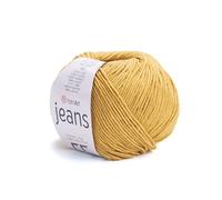 YarnArt Jeans Sport Pelote de fil en coton doux pour tricot et amigurumi - 55 % coton, 45 % acrylique - 50 g - 150 m