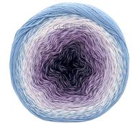 YarnArt Pelote de fil à fleurs 55 % coton, 45 % acrylique, 250 g, 900 m, multicolore, arc-en-ciel, fil à crochet pour printemps et été (264)
