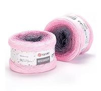 YarnArt RoseGarden Pelote de fil à gâteau 100 % coton Super Fino 250 g