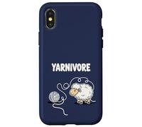 Yarnivore Fil à Tricoter Mignon et Amusant Motif Mouton Coque pour iPhone X/XS
