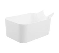 YARNOW 1 bac de récupération d'eau en plastique pour machine à laver avec plaque de guidage - Bac anti-fuites pour buanderie, protection du sol contre les débordements, 19 x 14 x 8 cm