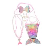 YARNOW 1 Ensemble Bijoux Garçon Fille Collier et Bracelet Décoratif pour Filles Accessoires Colorés pour et Fêtes
