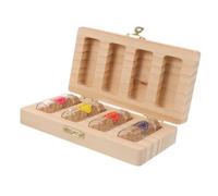 YARNOW 1 Ensemble Boîte à Souvenirs pour Dents de Garçon Fille Conteneur de Collection de Dents de Lait pour Garçon Fille de Conservation DIY avec Emplacements pour Garder Fœtaux