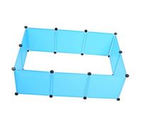 YARNOW 1 Ensemble Clôture pour Petits Animaux pour Chien Parc à Poules Parc pour Bébé Dentifrice pour Chien Tente Pliable pour Animaux De Compagnie Jouer Mangeoire Sky-Blue PP