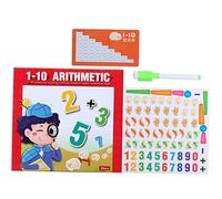 YARNOW 1 Ensemble Jeu Éducatif Bois pour Garçon Fille Kit de Comptage et Apprentissage des Mathématiques Montessori pour Développement Intellectuel des Tout Petits pour Filles de Ans et