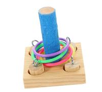 YARNOW 1 Ensemble Jouet Éducatif pour Perroquet Anneau D'Oiseau Jouet Anneau De Perroquet Jouets pour Oiseaux Jouet De Puzzle De Perroquet Jouet D'Intelligence De Perruche Jouet De