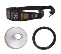 YARNOW 1 Ensemble Kit de Sourdine pour Saxophone Alto Complet avec Sourdine Anneau de Silencieux et Bandoulière Accessoires Durables pour Saxophones