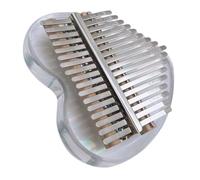 YARNOW 1 Ensemble Piano à Pouce Transparent Sons pour Débutants Kalimba avec Coffret de Nettoyage Marteau et Autres Accessoires Instrument Musical pour Adultes Parfait pour Fêtes Moments