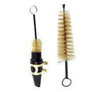 YARNOW 1 Ensemble Set de Nettoyage pour Embouchure de Saxophone Alto avec Brosse et Anche Ensemble pour Musiciens Débutants et