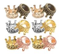 YARNOW 1 Jeu Accessoires De Pendentif De La Couronne Nombre Bricolage Crown Craft Pendant Mini Charme Décorations De Couronne Mariage Perles De Couronne Pour Pendentifs Alliage 60 Pièces