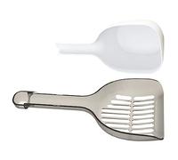 YARNOW 1 Jeu Litière pour Chat Lits de Chat pour Chats d'intérieur Animal de Compagnie Pipi poubelles bac litiere Pelle à crottes de Chat Pelle à litière Portable pour Chat Plastique Grey