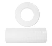YARNOW 1 kit de cache-trou mural et manchon de 60 mm pour tuyaux de | Cache-trou mural décoratif de 60 mm, bague fendue, montage rapide, encastré, protège les tuyaux et les câbles de