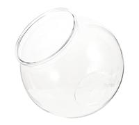 YARNOW 1 Pc Petit Aquarium Double Support Unique Plus Couvercle éponge Caddie Tube Aquarium -Aquarium Aquarium Transparent Bocal à Poisson Globe Aquarium de Table Plastique Blanche