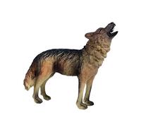 YARNOW 1 Pièce Figurine de Loup Réaliste Décoratif pour Garçon Fille et Décoration Intérieure Simulation pour Maison et Cabinet
