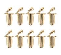 YARNOW 10 Pièces Bague D'ongle Amovible en Alliage Or Protection Renforcée, Réglable et Facile à Nettoyer, pour Travaux Ménagers et Usage Quotidien au Bureau