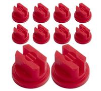 YARNOW 10 Pièces Buse de Pulvérisation en Plastique et Disposition Multi-Trous Rouge Embout Réglable pour Irrigation Saisonnière et Désherbage du Jardin