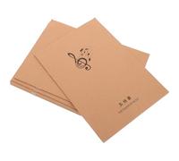 YARNOW 10 Pièces Cahier de Musique Khaki 18 Pages Intérieures en Papier, Protège les Bavures D'encre, pour L'écriture de Paroles Pratique Musicale