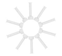 YARNOW 10 Pièces Goupilles de Verrouillage et Joints pour Cadre Métallique Rond de Piscine Accessoires de Cadre avec Boulons à Installation Rapide Compatible Protection Rouille et