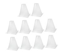 YARNOW 10 Pièces Housses De Jardin Portables Prolongateurs De Saison pour Semis Mini Cloche Transparente Protection Intempéries pour Plantes Housse Réutilisable pour Légumes