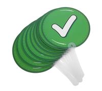 YARNOW 10 Pièces Pagaies de Vote Double Face Plastique pour Élèves Outils pour Classe Supports Feedback Rapide et Participation Classe Enseignants