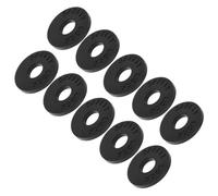 YARNOW 10 pièces Silicone Antislip Guitar Strap Locks Pads For Acoustic Bass Guitar Strap Buckle Gaskets Protectors
