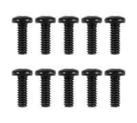 YARNOW 10 vis de fixation pour boîtier de tondeuse à cheveux - Accessoires de rechange pour la réparation de tondeuses à cheveux électriques compatibles avec 8504/1919 (Noir)
