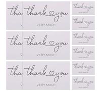 YARNOW 100 Cartes de Visite Design Élégant et Chic, Faciles à Transporter de Remerciement en Papier Blanc pour Salons de et Boutiques