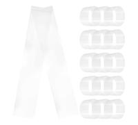 YARNOW 100 Feuilles Collier de Gâteau Transparent 4 Pouces, Plastique