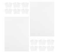 YARNOW 100 Feuilles de Mousse Blanche A4 Favorisant la Motricité Fine pour Garçon et Filles, Matériel de Bricolage Sûr et Adapté pour Techniques Artistiques et