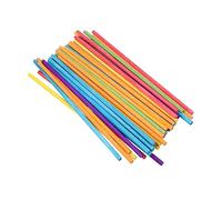 YARNOW 100 Pièces Bâtons de Rythme Colorés Bois Naturel pour Garçon Fille Ensemble de Instruments de Percussion Éducatifs pour Rythme Phrases Musicales