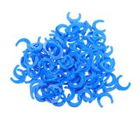 YARNOW 100 Pièces Clip de Verrouillage Rapide 1/4 Pouce Bleu pour Filtre | Pom Robuste, Pose et Retrait Rapides, Maintien Sûr des Raccords, pour Systèmes D’eau Filtrée et Tubes PE