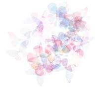 YARNOW 100 Pièces Ornement 3D en Tulle Polyester pour Coiffes et Tissu | Délicat, Léger et Facile à Utiliser, pour Célébration, Mariage et Création de Costumes Couleur Aléatoire