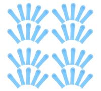 YARNOW 100 Pièces Silicone Ear Spoon Tips Replacement Soft Reusable Sleeves Compatible With Metal And Plastic Earwax Removal Tools For Gentle And Comfortable Use