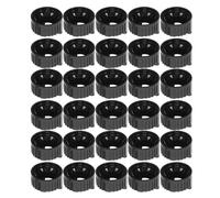 YARNOW 100 Pièces Support de Spot Mural Support de Lentille de Mise au Point pour Lampe LED Plastique Noir Accessoires de Plafonnier, Installation Rapide, Fixation Sécurisée, Usage