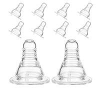 YARNOW 10pcs Bouchons Tétine pour Bouteille de Bière en Silicone Alimentaire, Accessoires Amusants et Polyvalents pour Fêtes et Rassemblements D'adultes