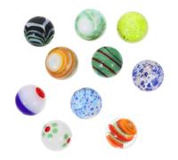 YARNOW 10pièces Boule Verre Artisanale Style Rétro Décorative pour Fête Anniversaire Noël Petite Boule Articles pour Maison