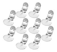 YARNOW 10pièces Clips de Chaussures Plats Métal pour DIY Décoratifs et Ornements Légers et Stables
