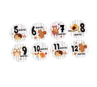 YARNOW 12 Pièces Autocollants Garçon Fille Autocollants Animaux Adhésifs pour Photographie Garçon Fille