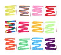 YARNOW 12 Pièces Baguette de Danse à Ruban Artistique 78 Pouces | pour Danse Orientale et Gymnastique, avec Poignée, Nylon et Fer, Garçon et Filles et Garçon et Filles Débutants